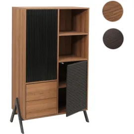 Mendler HWC-O40 Hochschrank 138 x 79 x 40 cm natur MDF/Metall