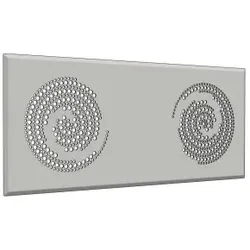Dimplex 377300 Ventildoppelgitter Design Circles DVG DE Circles DVGDECircles
