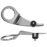 Fein Schneidmesser geschwungene Form, Schneidenlänge 39 mm, Gesamtlänge 85 mm