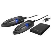 Portabler USB-Schuhtrockner mit UV-Licht und kompakter USB-Powerbank