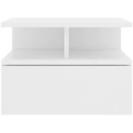 vidaXL Nachtschrank Hängender 40 x 31 x 27 cm Weiß