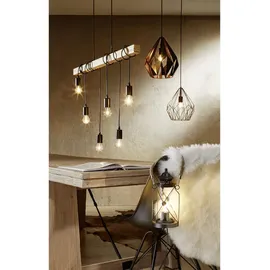 EGLO Carlton 1 31 cm schwarz/kupfer