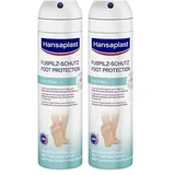 Hansaplast Fußpilz-Schutz 2in1 Deo (150 ml), antibakterielles Fußdeo mit 48h Schutz vor Fußgeruch, Fußspray zur Vorbeugung von Fußpilz (Packung mit 2)