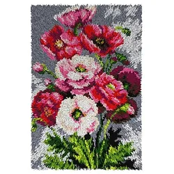 Knüpfteppich "Blumenbouquet"