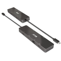 Club 3D USB Gen2 Typ-C Dual Displays Portable Dock mit USB Typ-C Video 4K60Hz