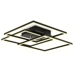 LED Wand- und Deckenleuchte,schwarz,LED/40W