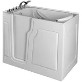 DEKO VERTRIEB BAYERN Whirlpool-Badewanne Luxus Tür Seniorenbadewanne Senioren Whirlpool Badewanne 122x71 d