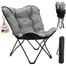 Skandika Campingstuhl Tolga XL Grau
