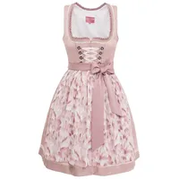 KRÜGER MADL & BUAM Trachtenkleid Midi Dirndl 2tlg. 60cm 416367 rose rosa 46