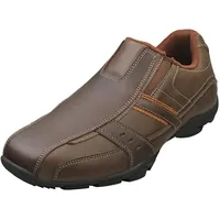 Skechers MARTER Herren - Braun/Weiß Schnürstiefel aus Synthetik & Leder - 45 EU