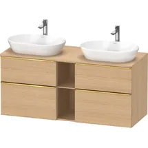 Duravit D-Neo Konsolenwaschtischunterbau wandhängend Natur Eiche Matt 1400x550x664 mm - DE4970B34300 DE4970B34300000,
