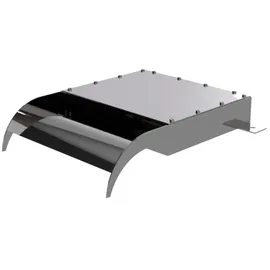 Eichenwald Modell 71 Wasserfall schwarz 500x400x60 mm