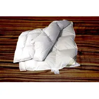 Betten Hofmann Classic Kassetten Daunenbett Daunendecke 4x6 155x220 cm 1260 g 100% neue Daunen - Weiß