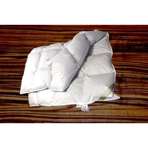 Betten Hofmann Classic Kassetten Daunenbett Daunendecke 4x6 155x220 cm 1260 g 100% neue Daunen - Weiß