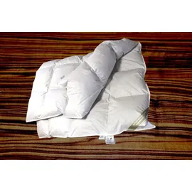 Betten Hofmann Classic Kassetten Daunenbett Daunendecke 4x6 155x220 cm 1260 g 100% neue Daunen - Weiß