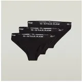G-Star D23775-d516 Slip 3 Einheiten Black / Black / Black XL
