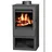 mit Holzfach 5 kW Schwarz