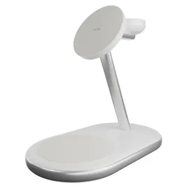 PURO Mag Station 3-in-1 Ladestation mit Qi2-Technologie - Weiß