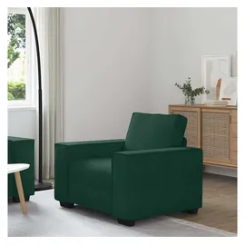 vidaXL Sessel Dunkelgrün Samt 53,2 x 84 x 77,3 cm Grün