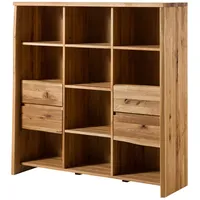 MASSIVMOEBEL24.DE Bücherregal 142 x 45 x 147 cm Beige