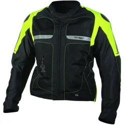 Helite Airbag Jacke Vented 2.0 Sommerjacke mit Turtle Airbag schwarz-gelb - S