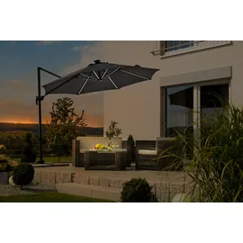 Schneider Schirme Rhodos Blacklight Ø 300 cm anthrazit