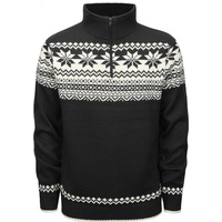 Brandit Textil Brandit Troyer Norweger Pullover, schwarz-weiss, Größe M