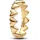 Pandora Damenring Reihe aus Herzen Goldfarben, 54/17,2
