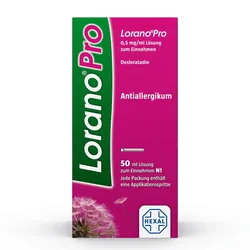 Lorano®Pro bei Allergie – Für alle Heuschnupfen-Symptome 50 ml