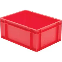 LA-KA-PE Transport-Stapelkasten B400xT300xH175 mm gelb, geschlossen ohne Griffloch