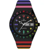 Timex Damen Analog Armbanduhr Q Rainbow
