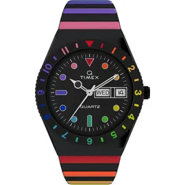 Timex Damen Analog Armbanduhr Q Rainbow