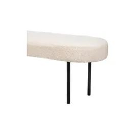 Möbel Kraft Sitzbank Weiß 100 x 38 x 35 cm