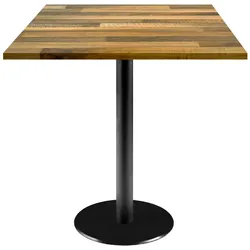 Restootab Tisch Rome 70x70cm - Modell Nussbaum lamelliert