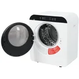 Ablufttrockner mit UV + Hitzesterilisation, 3-4,5 kg, 6 Programme, Doppelte Drehrichtung, Timer 180 Min, Kindersicherung, Wandmontage | Ideal für Babykleidung & Familien