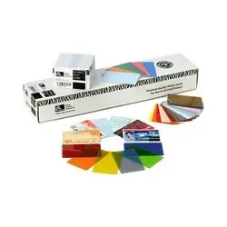 ZEBRA WHITE COMPOSITE CARDS, 30 MIL HIGH COERCIVITY MAGNETIC STRIPE WITHOUT OPTI...