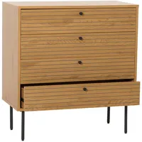 MCW Kommode MCW-N78, Sideboard Schrank , 4 Schubladen, skandinavischer