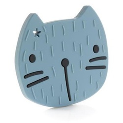 the cotton cloud Silikon Beißring Pippa die Katze - Blue