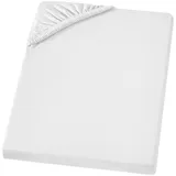 Carpe Sonno Bettlaken Baumwolle 140 x 200 - 160 x 200 cm weiß