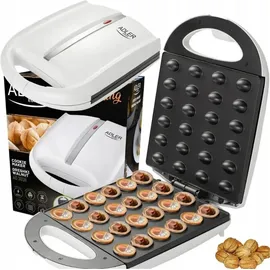 Adler AD 3039 Waffeleisen 24 Waffel(n) 1600 W Weiß