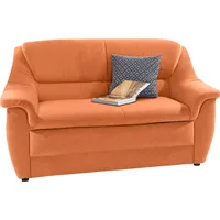 DOMO collection 2-Sitzer DOMO COLLECTION "Lale formschönes und komfortables Sofa, zeitlos und elegant", orange (terrakotta), B:148cm H:88cm T:93cm, Struktur (100% Polyester);Microfaser PRIMABELLE (100% Polyester);Struktur grob (85% Polyester, 15% Polyacryl), Sofas,