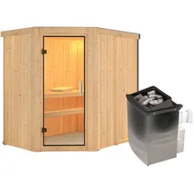 Karibu Carin inkl. 9 kW Ofen + int. Steuerung