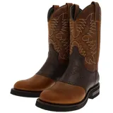 FB Fashion Boots Herren Cowboy Stiefel 2584-C II Westernreitstiefel Lederstiefel Braun 46 EU - 46 EU