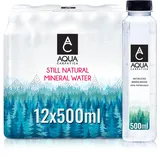 AQUA CARPATICA 500ml x 12 Still Water Premium Natürliches Mineralwasser, Mit Natürlichen Elektrolyten, 100% Recycelbar, BPA Frei, Perfekt für die Zubereitung von Babynahrung