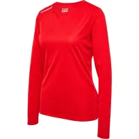 Hummel hmlRUN langarm Laufshirt Damen 3365 tango red L
