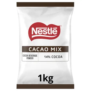 NESTLÉ Cacao Mix, kakaohaltiges Getränkepulver für Automaten, 1er Pack (1 x 1kg Beutel)