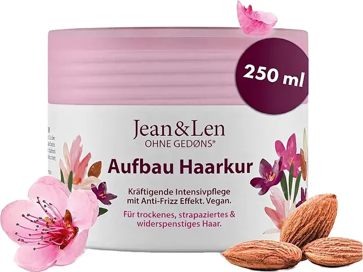 Jean&Len Reparatur-Haarmaske Mandel/Keratin 250ml