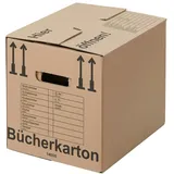 120 x Bücherkarton Compact 40 kg Traglast stabiler Umzugskarton Bücherkiste Umzug 2-wellige Movebox BB-Verpackungen