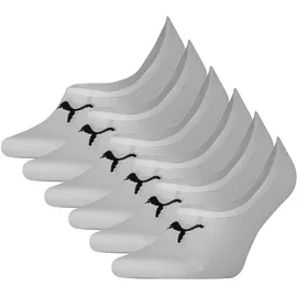 Puma Füßlinge 6er Pack Weiß 39-42