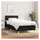 vidaXL Boxspringbett 100 x 200 cm Schwarz